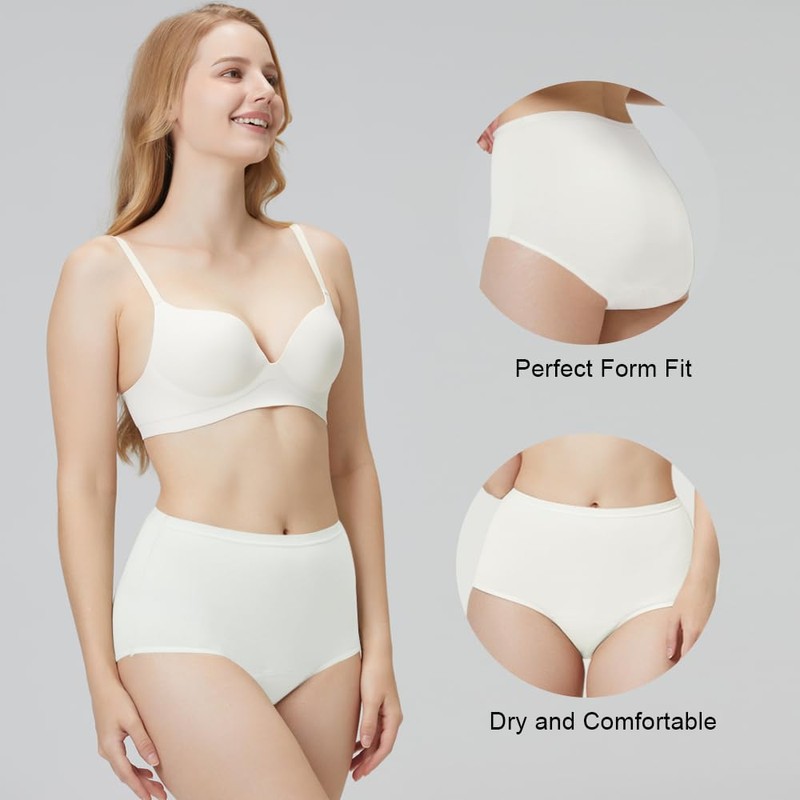 BATTEWA Incontinence Underwear for Women Washable, Leak Proof Underwear High