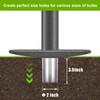 Dolibest Sod Plugger, Bulb Planter Tool with Soft Rubber Grip,