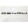 GMC 1pc Matte Black Rear DENALI Emblems Letters Fit 2021-2023