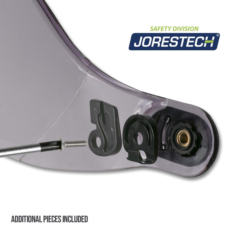JORESTECH Sliding Retractable Integral Visor Shield for Helmet Mounted Eye