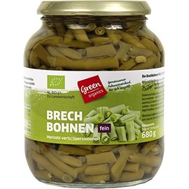 green Crushing Beans in Glass (660 g) - Organic