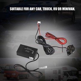 MUNEFE Universal Car Parking Sensor Kit, Electromagnetic Induction Radar, Reverse Backup Parking Radar Sensor for Car Truck RV