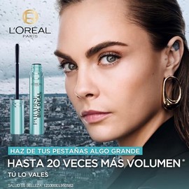 LOreal Paris, Paradise Big Deal Máscara De Pestañas Voluminizadora A Prueba De Agua, Alargamiento Y Volumen, 10Ml                                     