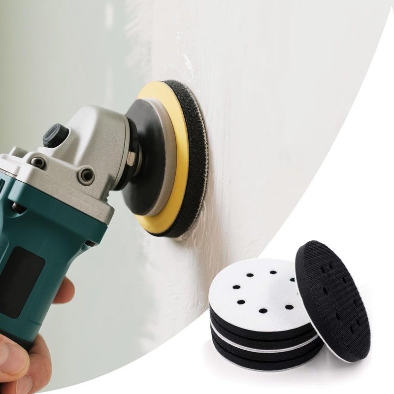 Kinsound 4 Pack 5 Inch Premium Foam Sanding Pads, 8