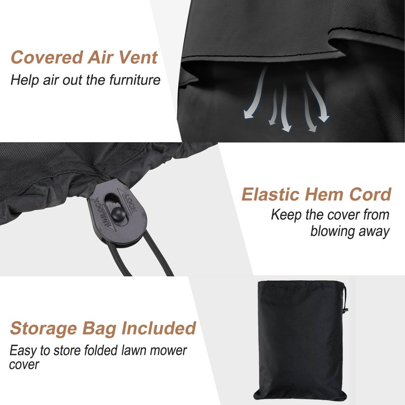 NettyPro Zero Turn Lawn Mower Cover Waterproof Heave Duty Outdoor