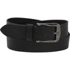Harrys-Collection Men's Jeans Belt with Strong Antique Silver Clasp, black