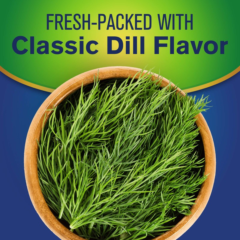 Vlasic Ovals Hamburger Dill Pickle Chips, Keto Friendly Snacks and