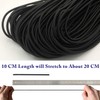HEMYLU Elastic Cord 1/8 Inch (3MM) x 17FT, White Elastic