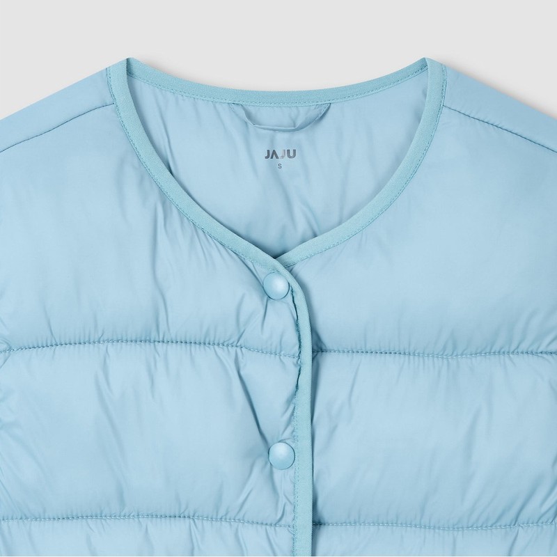 JAJU [JAJU/자주] 여 라이트 다운필 베스트_민트 블루 [JAJU] Women's Light