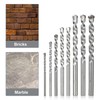 KOZTOL 8PCS Masonry Drill Bit Set, Concrete Drill Bit Set