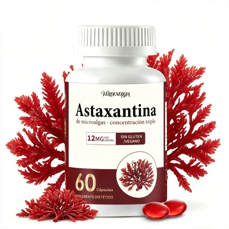 Suplemento De Astaxantina Y Krill Oil 2000 Mg 200 Cápsulas