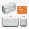 MaraFansie 2 Pack Plastic Lid Organizers Inside Cabinet for Kitchen