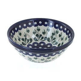 Blue Rose Polish Pottery - Red Hummingbird Cereal/Soup Bowl - 6.5" Diameter - Great Bowl for Everyday Dinnerware, Casual Dinnerware, or Formal Dining