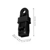 Kisangel 24pcs Heavy Duty Tarp Clips Durable Fasteners for Tent