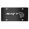 iPick Image for Dodge SRT Hellcat 3D Logo Black Carbon