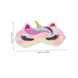 SAFIGLE Adorable Portable Sleep Mask Cute Unicorn Eye Mask for Travel Use Light Blocking Design for Uninterrupted Sleep Eye Cover for Relaxation