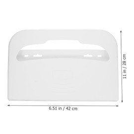 Cabilock Toilet Seat Cover Dispenser Wall Mounted,Half Fold Toilet Seat Cover Dispenser Plastic Toilet Seat Paper Storage Holder Container for Office, Restaurants, Hospitals and Schools