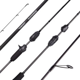 Mavllos Resolute BFS Casting Rod with 6ft Bait, 0.8-7g Line, 2-6lb Fast Action 30T Toray Carbon, Ultralight UL Tip Spinning Rod for Bass Trout Fishing (Spinning, 6)