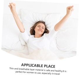 Healvian 2pcs Sanitary Napkin Pads Washable Leakproof Panty Liners Storage Bag for Women