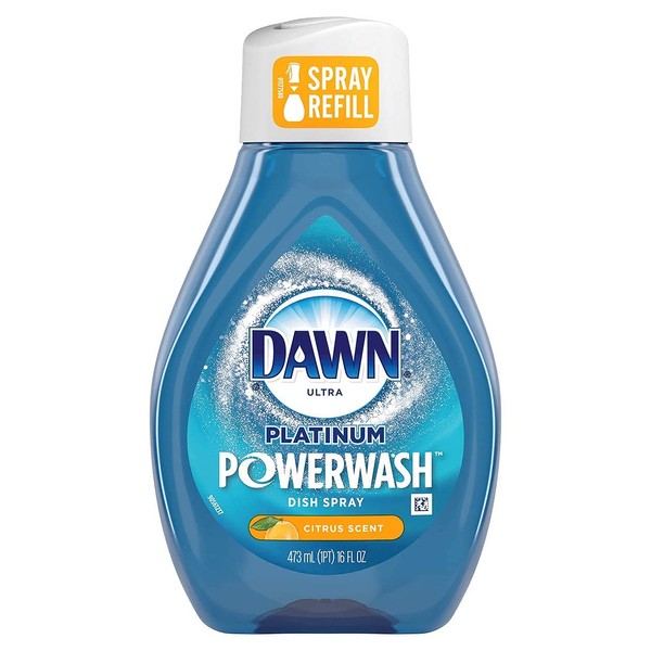 Dawn Ultra Platinum POWERWASH Refill Dish Spray Citrus Scent 1-16 fl oz Refill Bottle