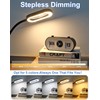 IVMAIE 10X Magnifying Glass with Light and Stand LED Magnifier