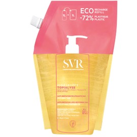SVR Topialyse Huile Lavante, Aceite Limpiador Eco-Refill Hidratante Para Piel Seca o con Tendencia Atópica, 1 L                                       