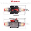12V 30A Circuit Breaker Reset Fuse PowMr Reset,Audio Inline Fuse