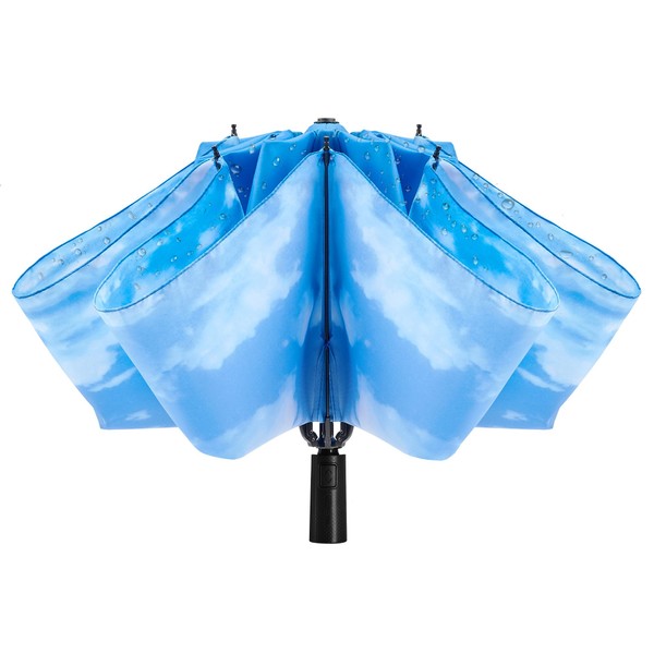 ACEIken Inverted Close Umbrella, Foldable Windproof Travel Umbrella, Compact and