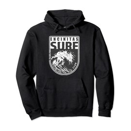 Encinitas California Surf Club Emblem Pullover Hoodie
