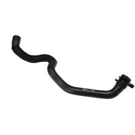 URO Parts 11537584549PRM Cooolant Hose, Metal Connector vs OEM PlasticThermostat Housing to Head