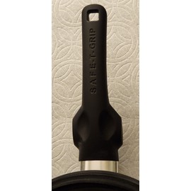 SAFE-T-GRIP 9" FRY PAN (BLACK) WITH GLASS LID