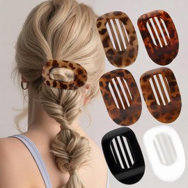Horquillas planas Para Cabello, Pasadores Mujer, Cómodas Pinzas para el Cabello planas y Curvas, Adecuado para Cabello Grueso y Fino, Adecuado para Mu