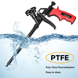 Preciva Foam Gun, Professional Foaming Gun Heavy Duty PU Expanding Foam Gun Caulking Gun Spray Application Applicator for Caulking, Filling, Sealing, Home and Office Use