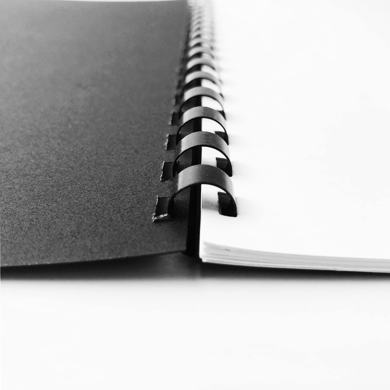 Binditek 74 Pack Binding Covers and Combs kit, Includes 25