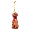 Noble Gems™ Brown Labrador Retriever Glass Ornament