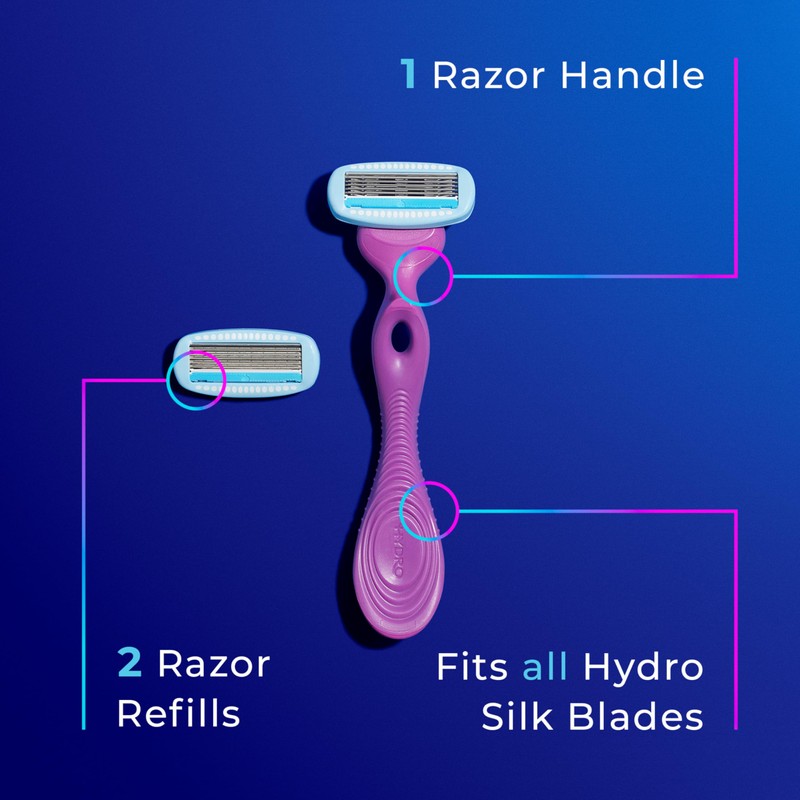Schick Hydro Silk Moisture Women's Razor | 5-Blade Razor for