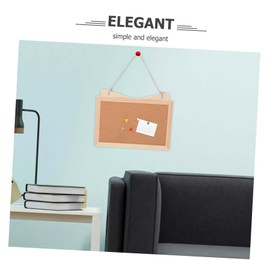 Operitacx Photo Wall Cork Framed Notice Board Small Notice Board for Wall Vision Board Cork Boards for Walls Cute Decorative Cork Panels for Walls Pin Board for Office Desk Board Wood