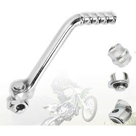 DREAM MOTION Motorcycle Starter Lever 13mm Hole Forging Kick Start Lever Powersports Parts for Suzuki Honda CRF50 110cc Apollo125cc 140cc 150cc SSR Off-Road ATV Drit Bike Accessories,Silver