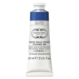 Charbonnel Etching Ink - Oriental Blue, 60 ml