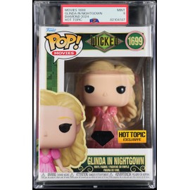 Movies: Wicked™ Glinda in Nightgown™ Collectible Vinyl Figure #1699, Fully Encapsulated Bundle with Compatible Funko™ Pop!™ PSA Hard Protector Case, PSA Graded 9 Mint