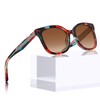 CARFIA Stylish Women's Sunglasses Polarised 400UV Protection Fashion Modern Acetate