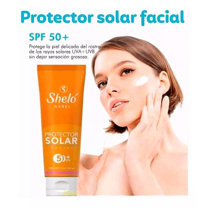 Sheló Nabel Protector Solar Facial En Crema Sin Color Fps