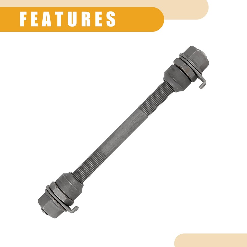Partuto 1 Pc 9.5mm Universal Bike Wheel Hub Front Axle