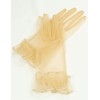 QRBTSCL - Guantes de malla de tul con volantes para