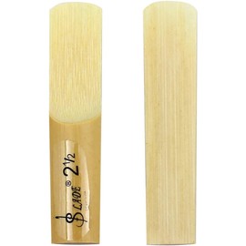 OriGlam 10 Reeds for Alto Saxophone 2.5 Reeds Alto Sax Reeds BE Laden Bamboo 2-1/2 Reeds 2.5mm Thickness for Clarinet, Soprano or Alto Sax