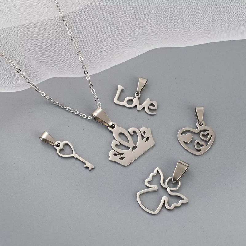 Patry Collar Joyería Dijes Intercambiables Mujer Primera Comunión