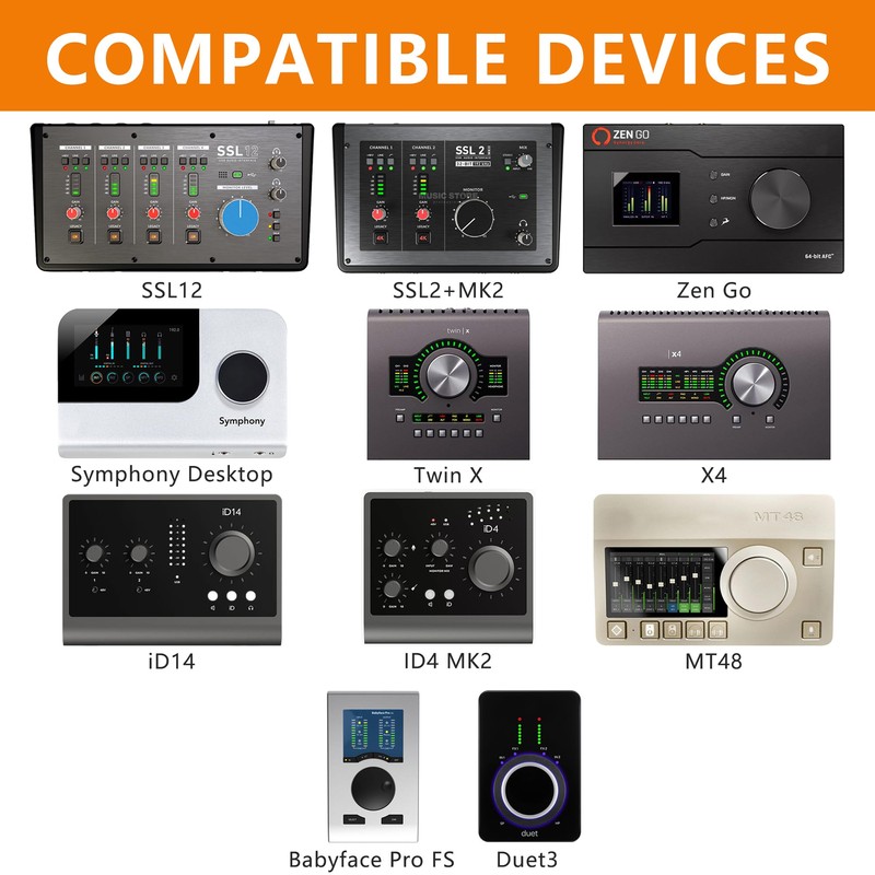 Musiin audio interface stand supports SSL2+ MK2, ID14 MK2, ID4