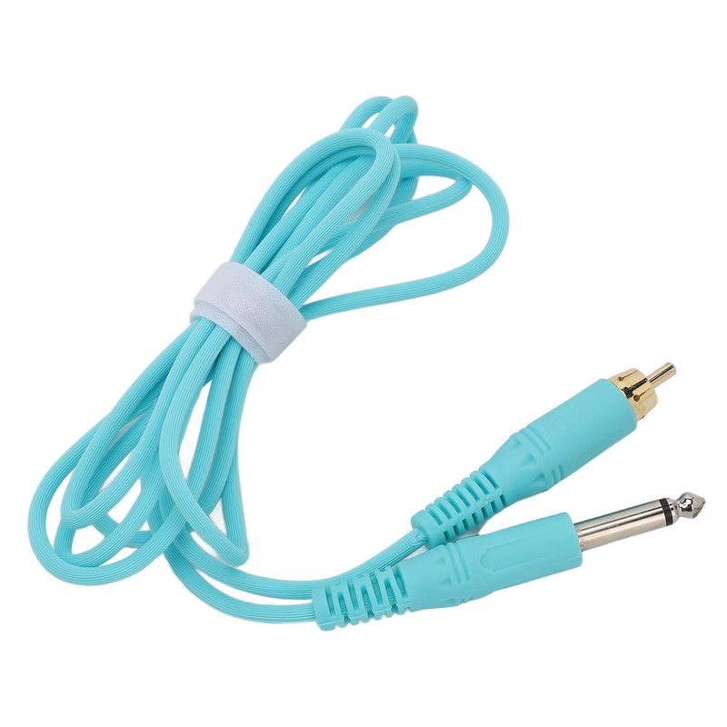 2m Length Tattoo Clip Cord RCA Interface Strong Conductivity Silicone