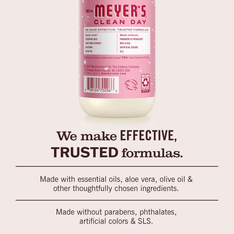 MRS. MEYER'S CLEAN DAY Hand Soap, Peppermint Scent, 12.5 Fl