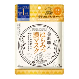 Kose Cosmeport Clear Turn Japanese Rich Honey Mask 7 Sheets
